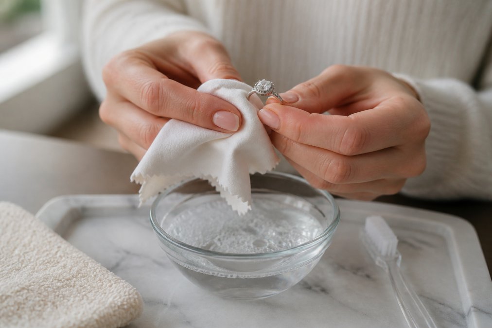 How to Clean Lab Diamond Ring: Safe Steps for Sparkle