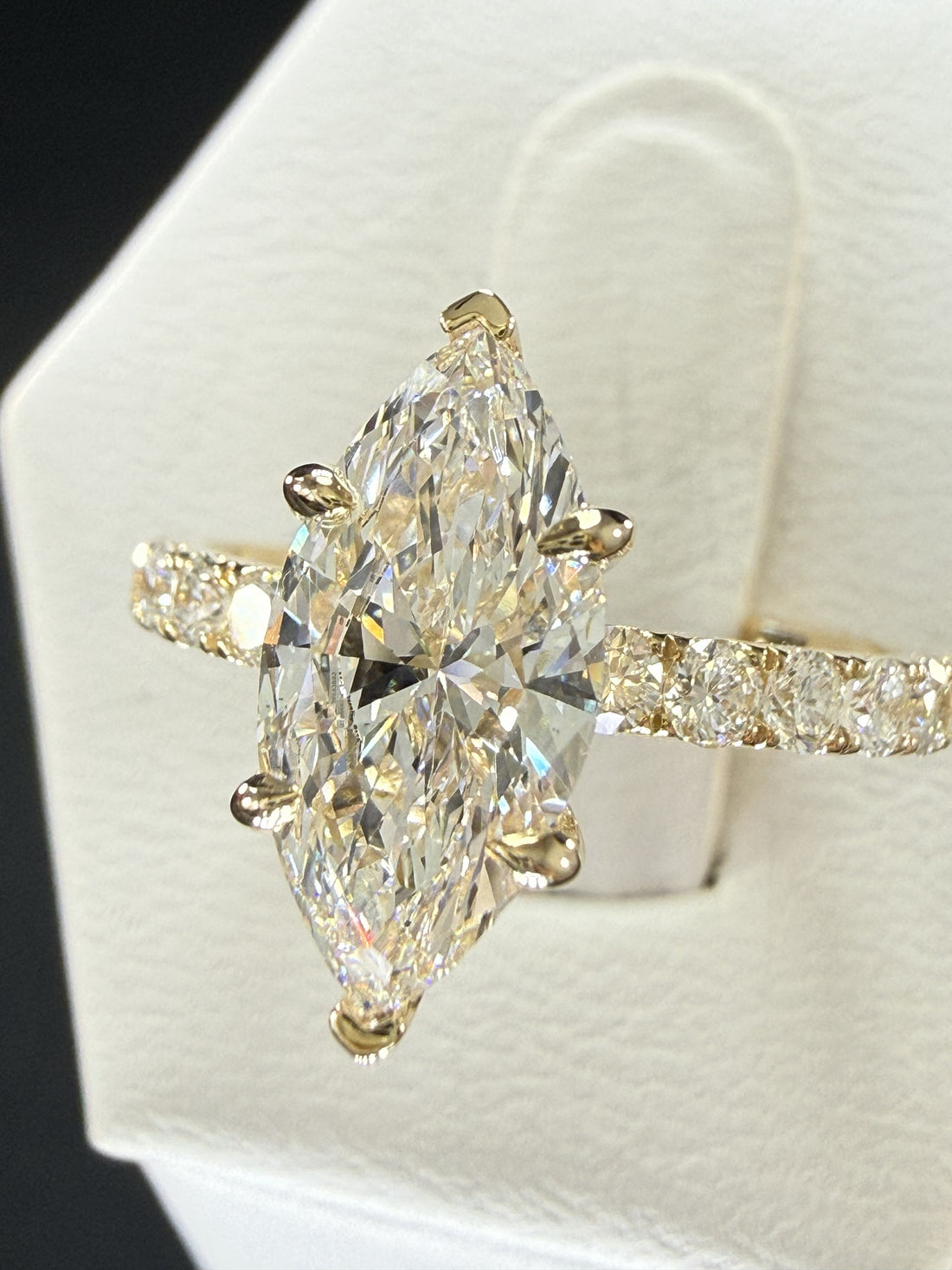 Marquise Cut Diamond Engagement Ring