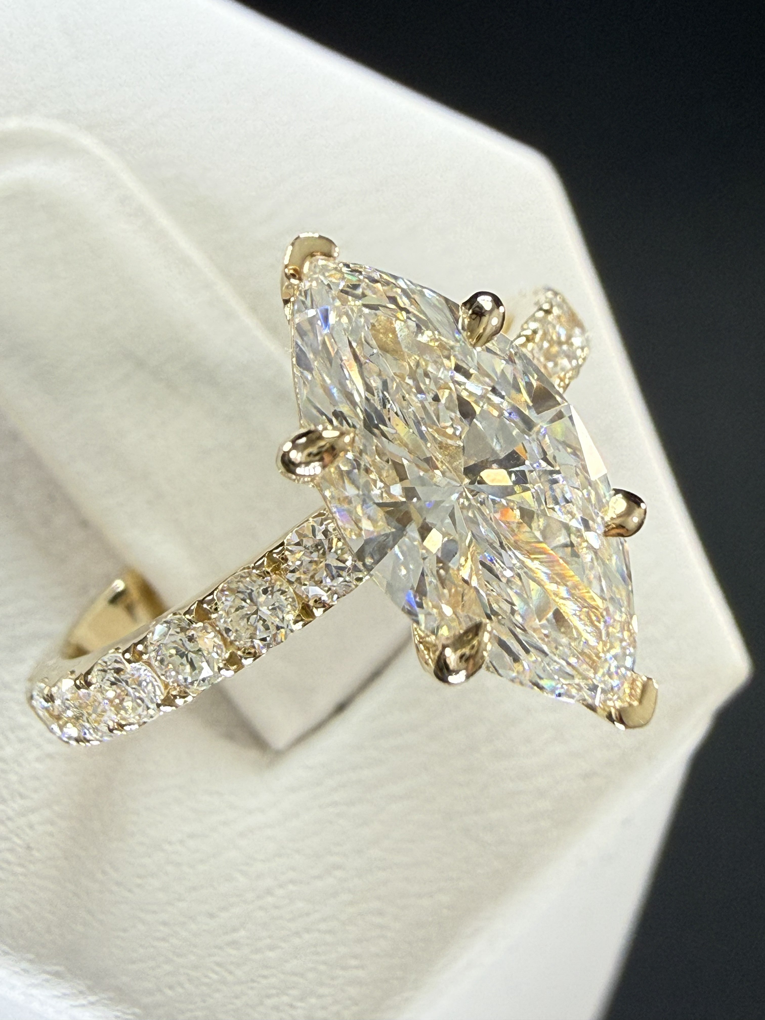 Cut Diamond Engagement Ring