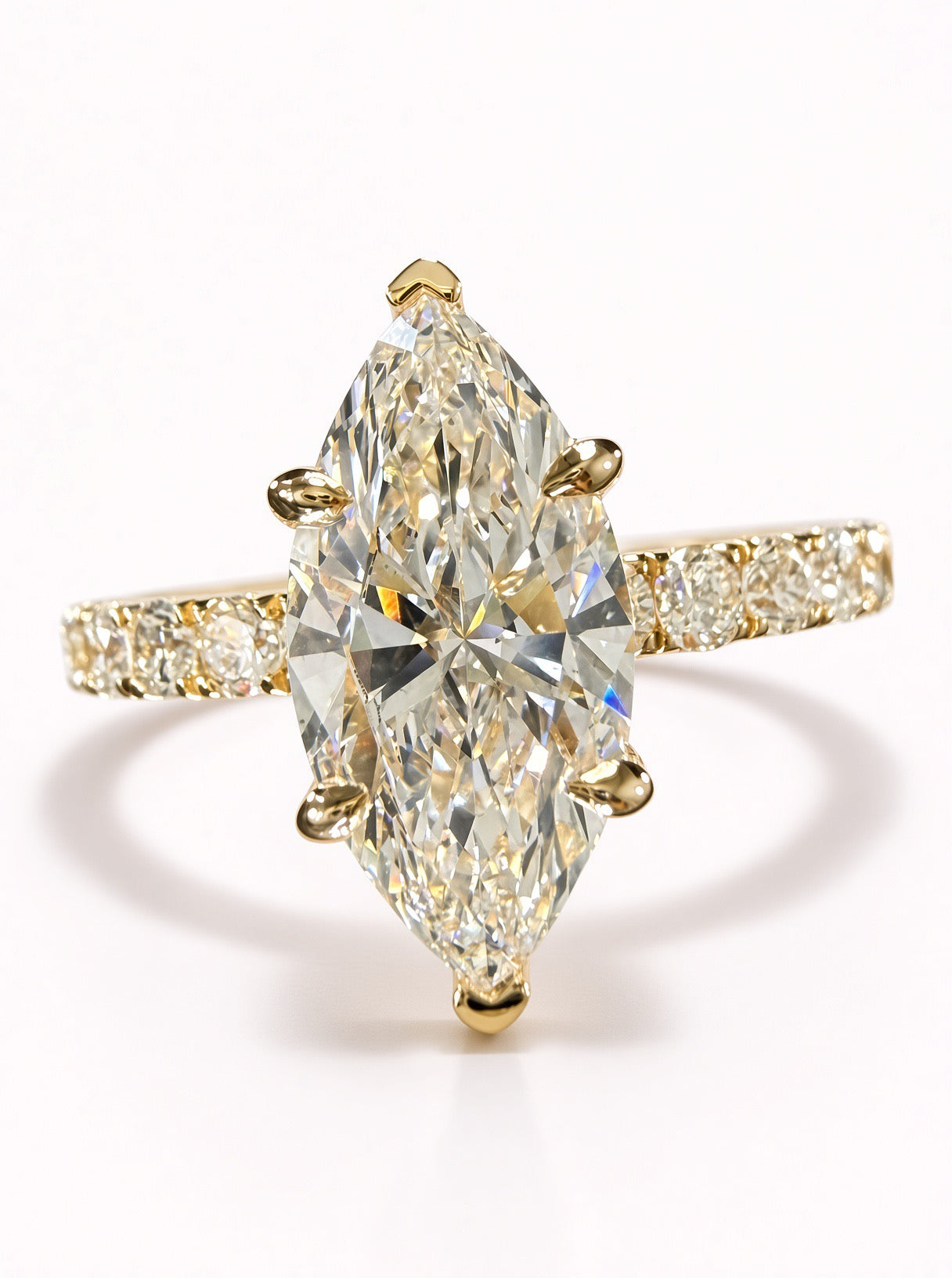 2.25ct Total Weight Marquise Cut Diamond