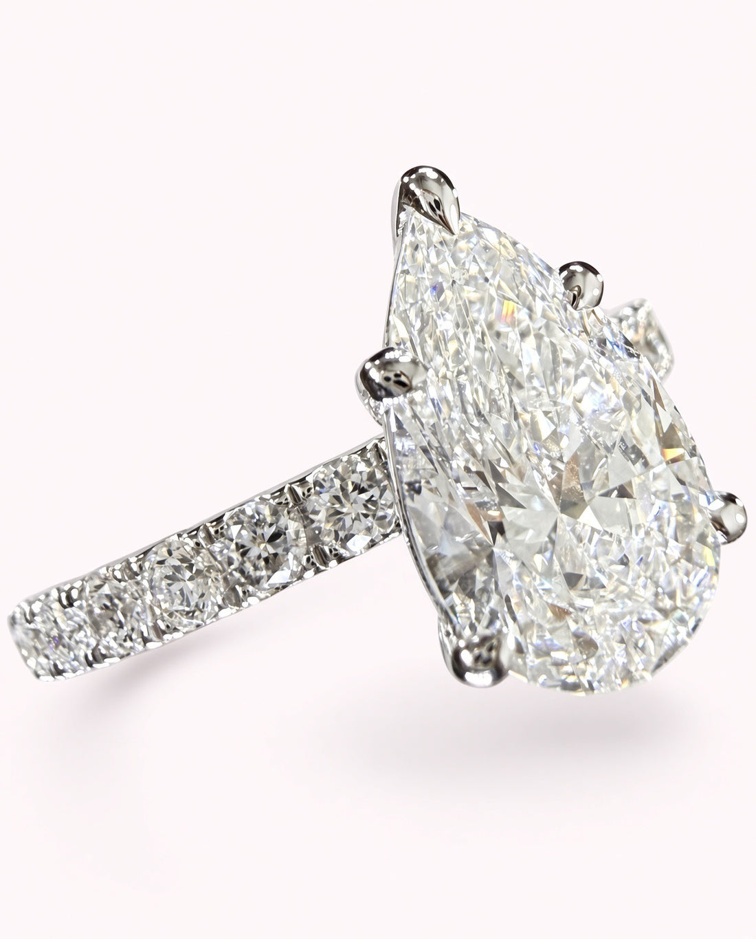 2.25ct Pear Cut Diamond Engagement Ring