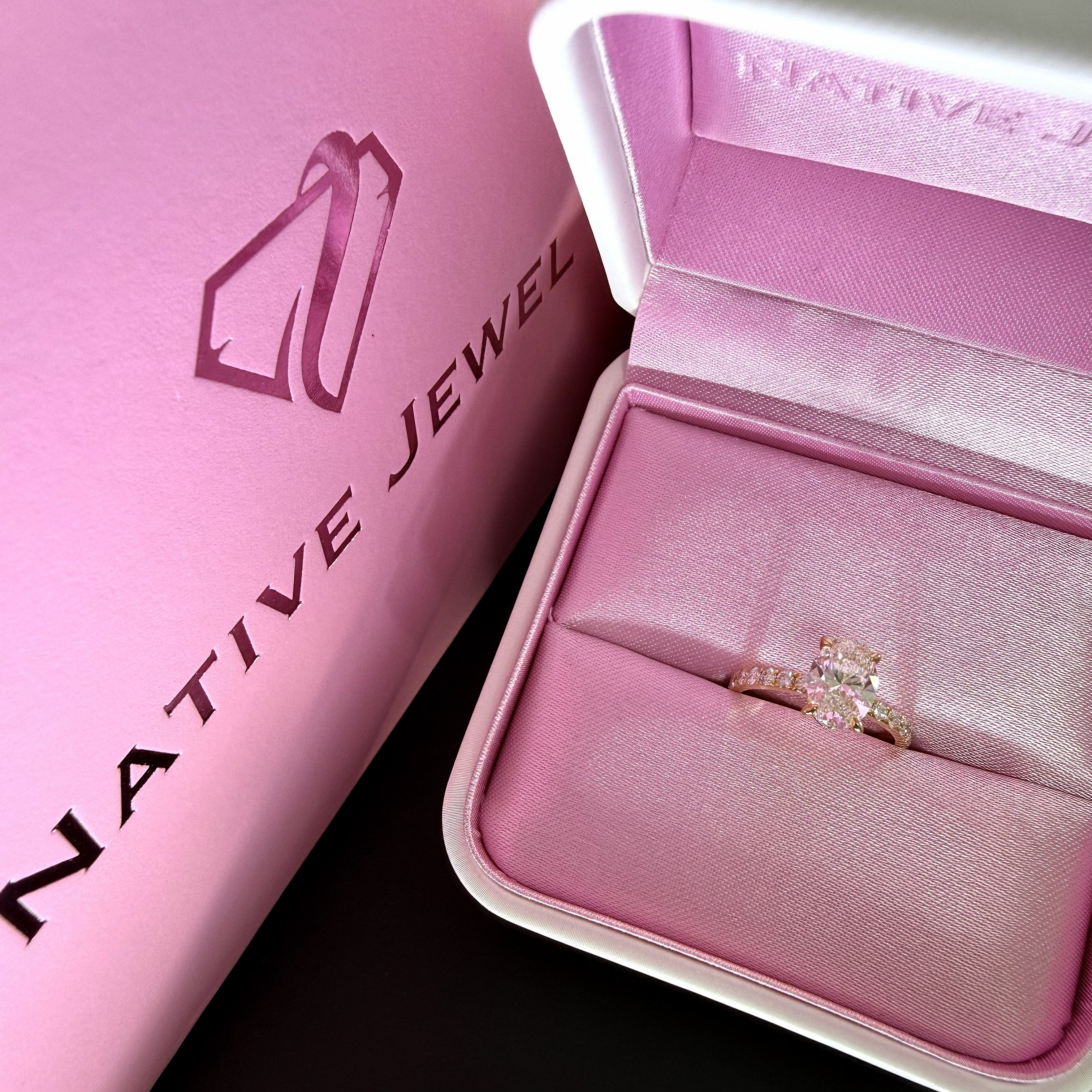 Oval Lab Grown Diamond Engagement Ring | 2.27ct IGI Certified | 14K Yellow Gold