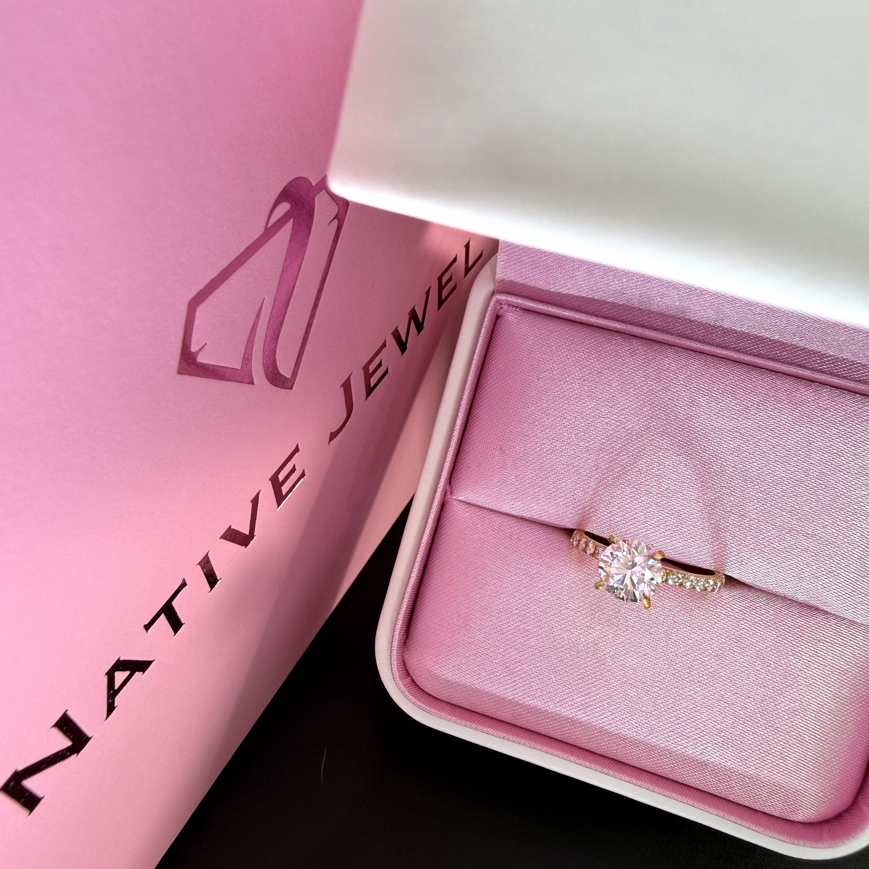 Round Lab Grown Diamond Engagement Ring | 2ct IGI Certified | 14K Yellow Gold