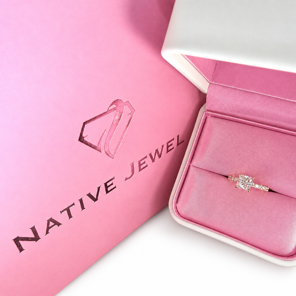 Native Jewel packaging on white