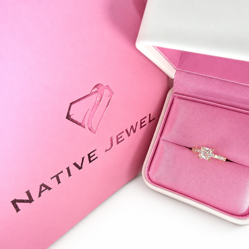 Native Jewel packaging on white