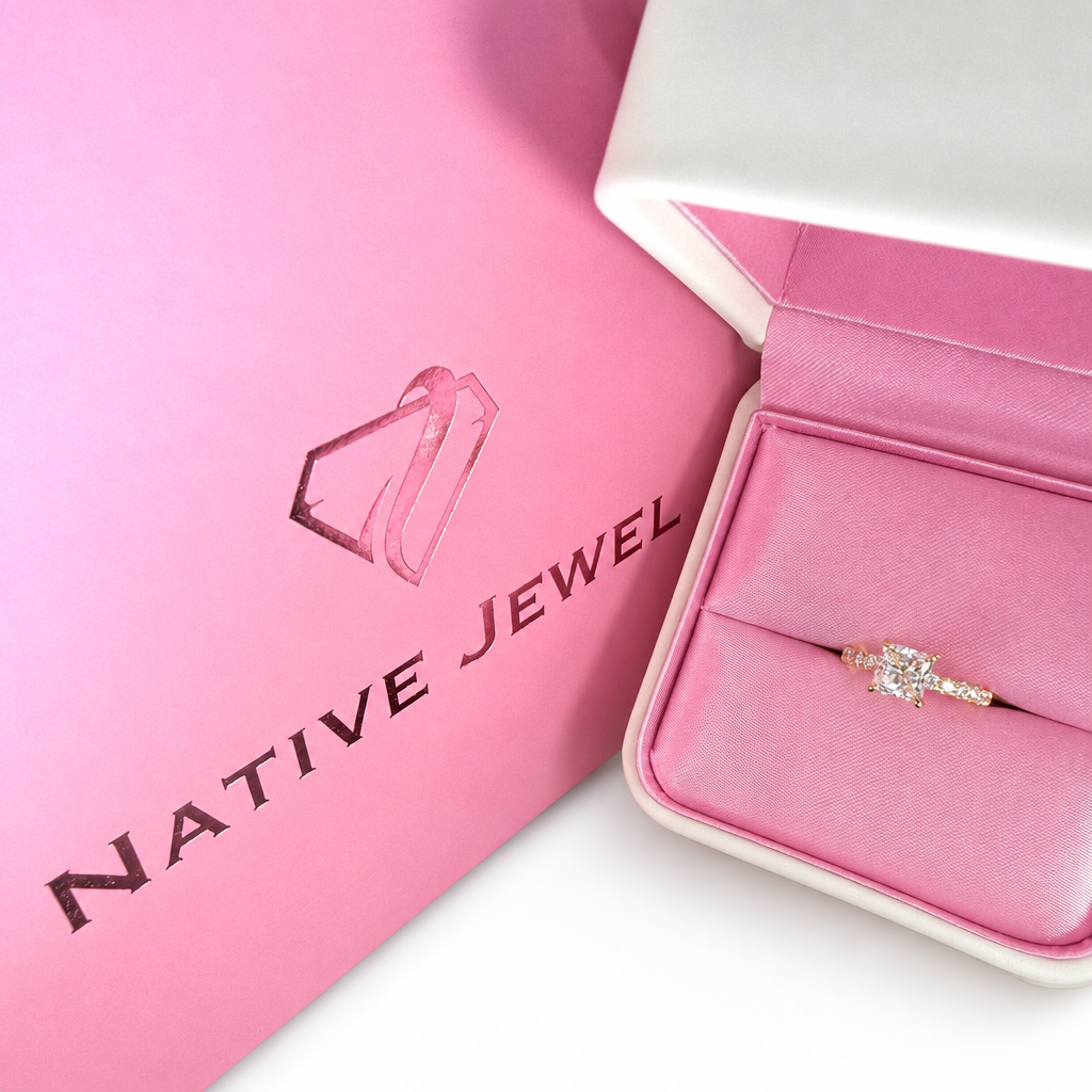 Native Jewel packaging on white