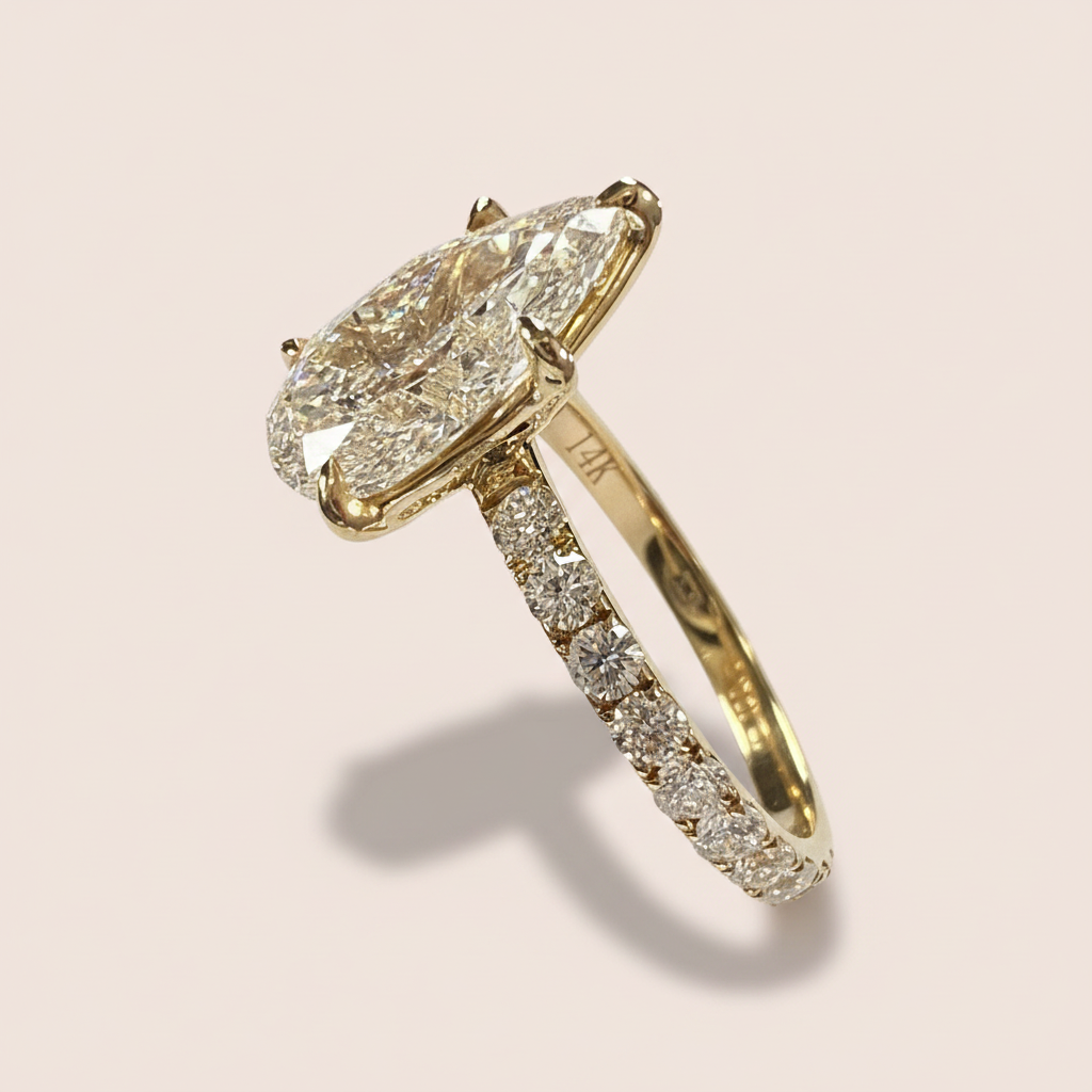 Pear ring 3