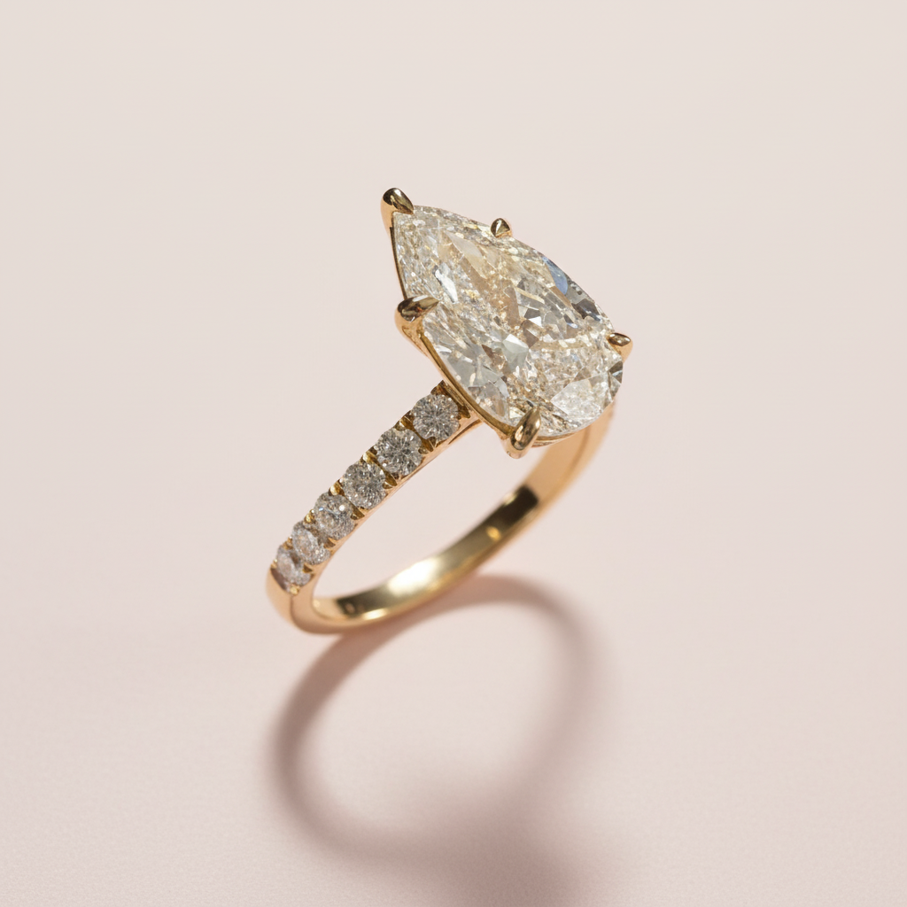Pear ring 4