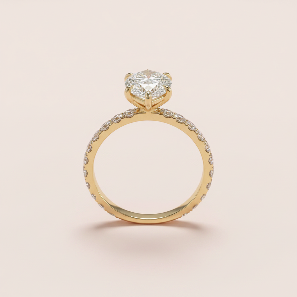 Pear ring 5