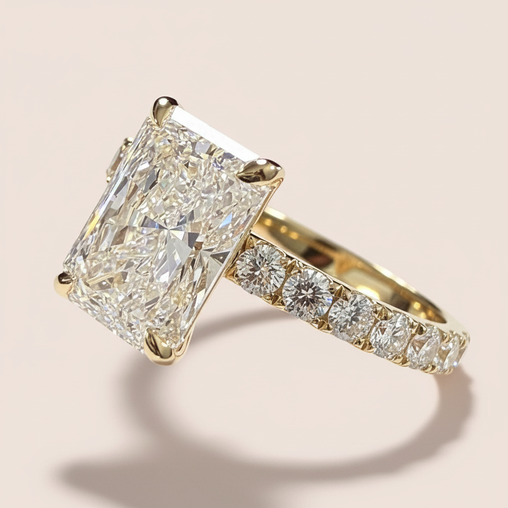 Radiant-cut ring image 2