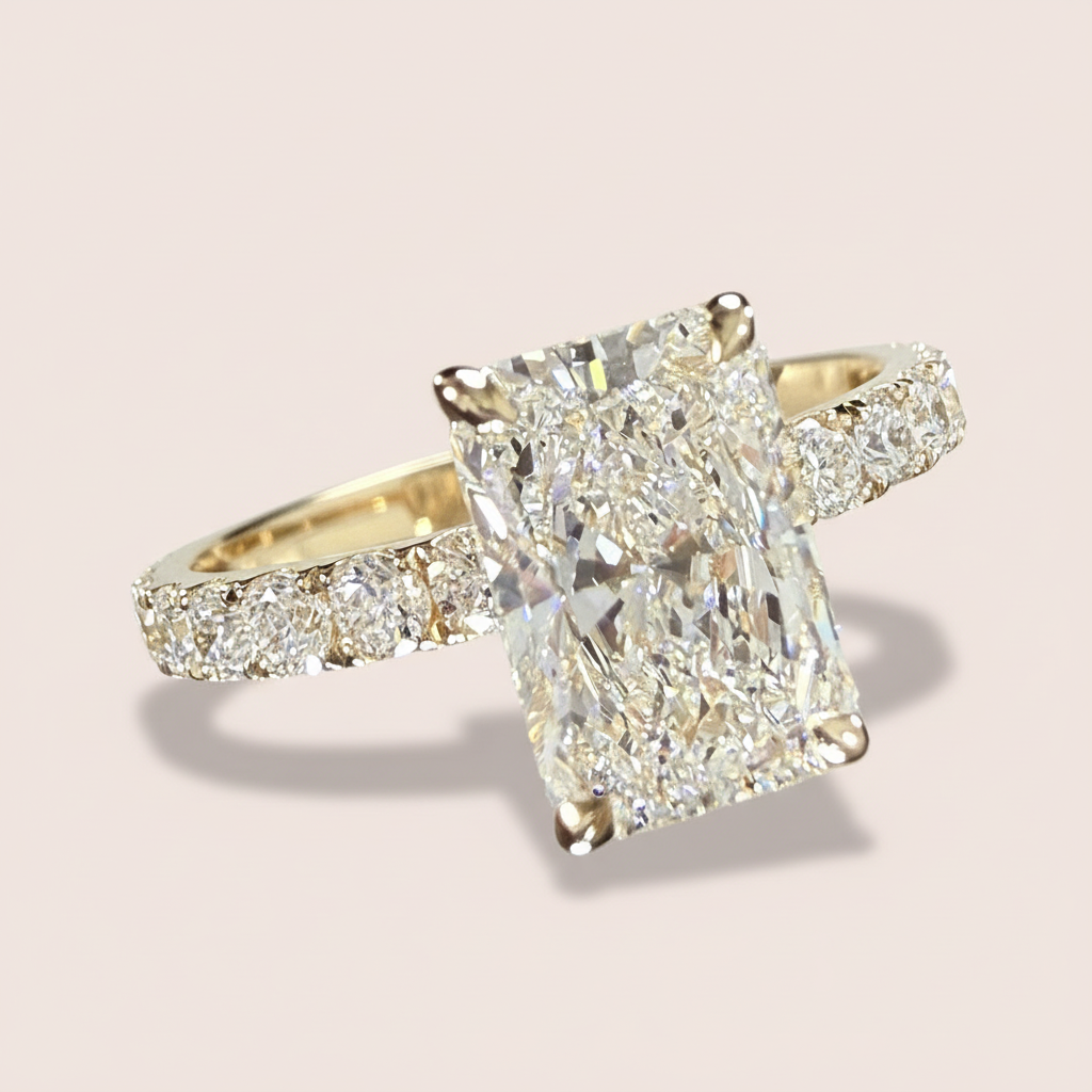 Radiant-cut ring image 3