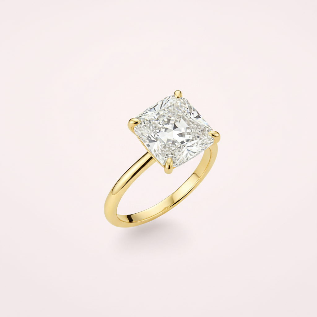 Radiant solitaire alternate-angle product photo