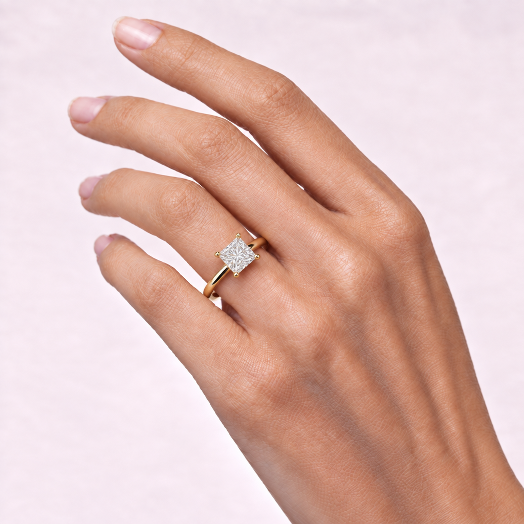 Ring on hand